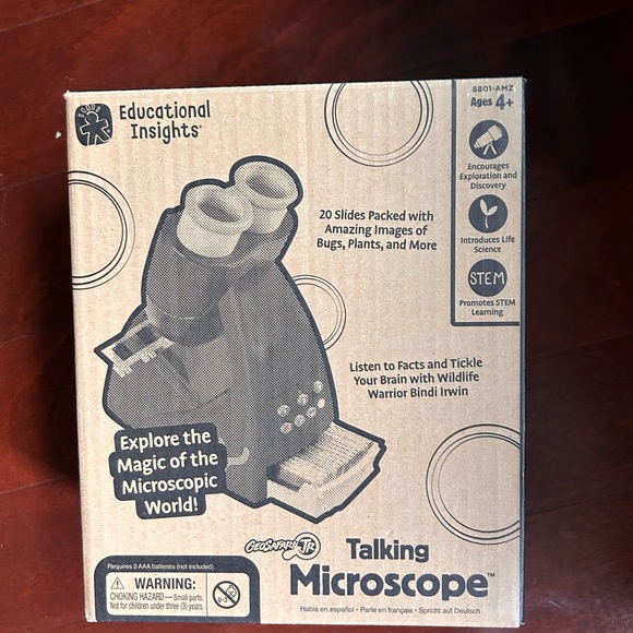 Talking microscope with slides. - Picture 3 of 3